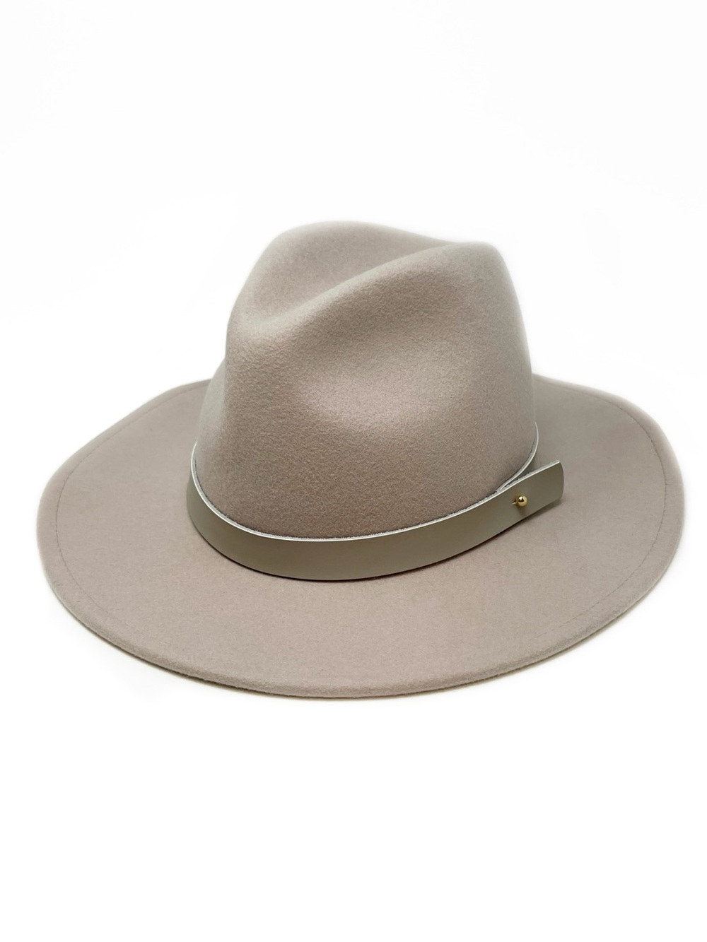 Gigi Pip Wes Fedora Hat Size S/M Ivory Australian Wool Like New